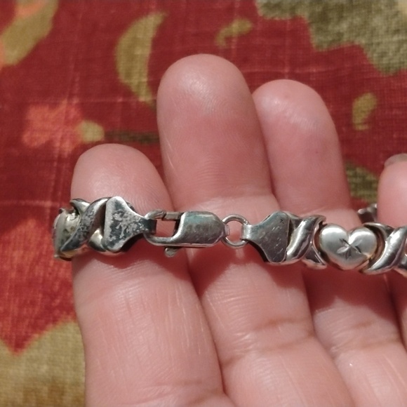 🤗Sold out!Silver Heart & X,S Bracelet💓 - Picture 3 of 7